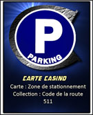 Zone de stationnement